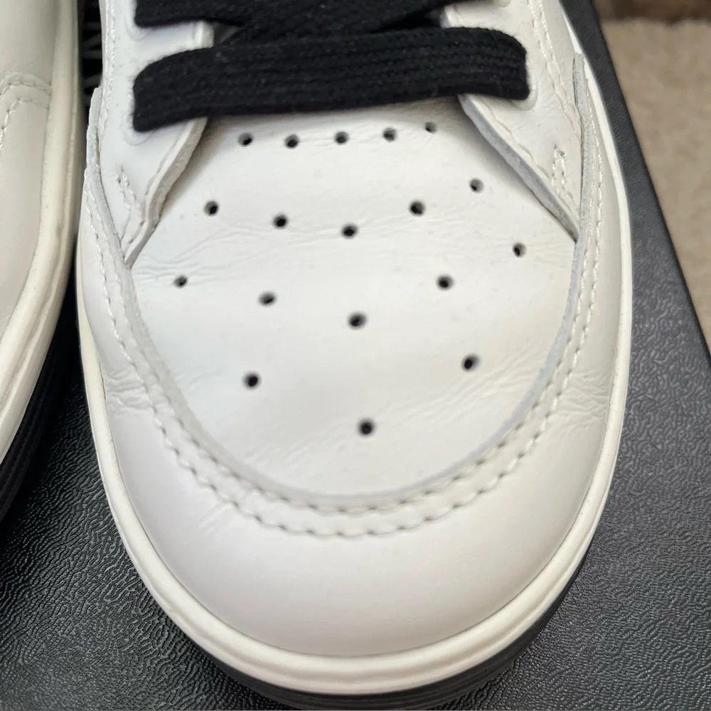 Chanel 20P Sneakers - White / Black - Size 38 (US 8) - Picture 7 of 16